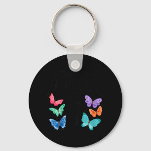Kids 5 Year Old Butterfly Birthday Girls 5th Girl Key Ring