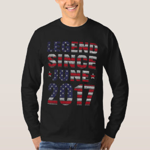 Kids 5 Years Old Awesome Since June 2017 5th Birth T-Shirt