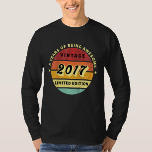 Kids 5th Birthday 5 Years Of Being Awesome Party T-Shirt