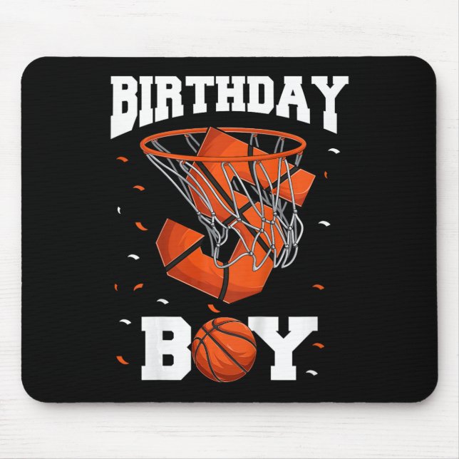 Kids 5th Birthday Basketball  Kids Mouse Mat (Front)