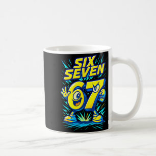 Kids 67 Six Seven Italian Brainrot 6 7 Funny Meme  Coffee Mug