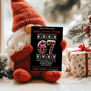 Kids' 67 Ugly Sweater Holiday Party Invitation