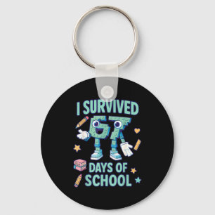 Kids 6-7 Meme I Survived 67 Days Of School Key Ring