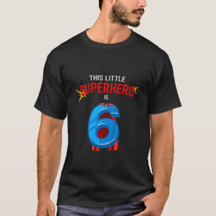 Kids 6 Year Old  6th Birthday T-Shirt