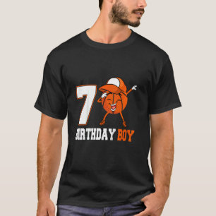 Kids 6 Year Old  Dabbing Basketball 6th Birthday B T-Shirt