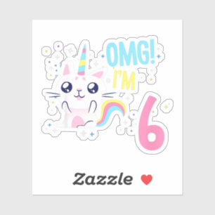 Kids 6 Year Old Girl Birthday Outfit Gift Unicorn