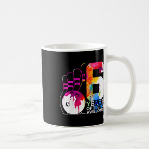Kids 6 Years Of Being Awesome Bowling 6th Birthday Coffee Mug