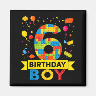Kids 6 Years Old Building Blocks Builder 6th Magnet
