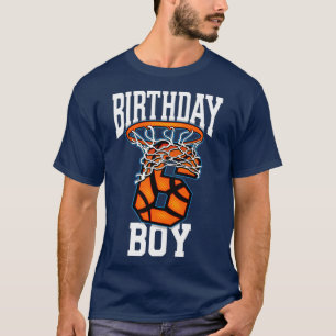 Kids 6th Birthday  Basketball  For Boy  6 Years T-Shirt