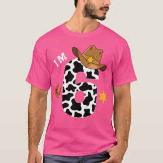 Kids 6Th Birthday Shirt Boy 6 Year Old Rodeo Weste