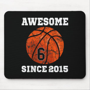 Kids 6th Birthday Sketll Lover Gift 6 Years Old Vi Mouse Mat