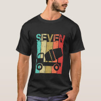 Kids 7 Year Old Construction Truck Birthday 7Th Bi
