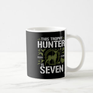 Kids 7 Year Old Hunting Birthday Party Duck Deer H Coffee Mug