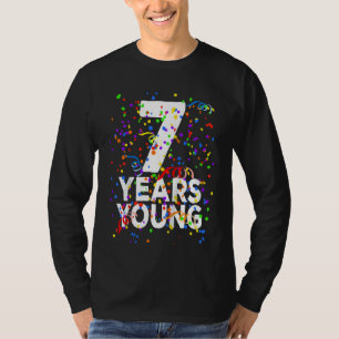 Kids 7 Years Young Happy 7th Birthday For Boys G T-Shirt