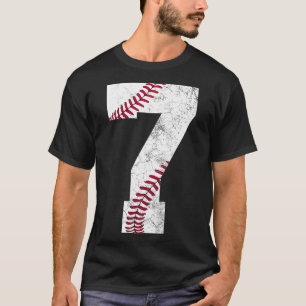 Kids 7th Birthday 2016 Baseball Boys Kids Seven 7 T-Shirt