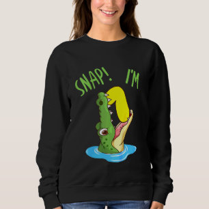 Kids 7th Birthday Crocodile Alligator 7 Years Old Sweatshirt