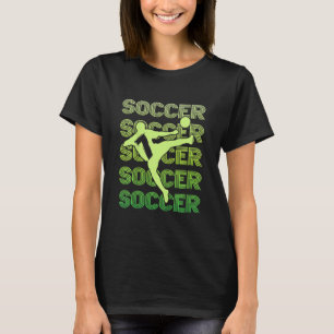 Kids 7th Birthday Soccer Boy 7 Years Old Football T-Shirt