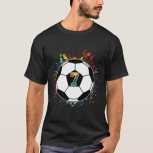 Kids 7th Birthday Soccer Byll Birthday Party 7 Yea T-Shirt