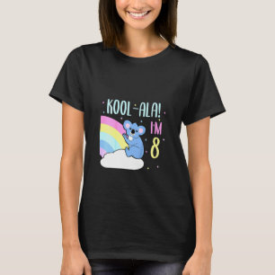 Kids   8 Year Old 8th Birthday Koala Bear Birthday T-Shirt