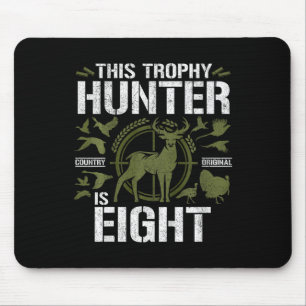 Kids 8 Year Old Hunting Birthday Party Duck Deer H Mouse Mat