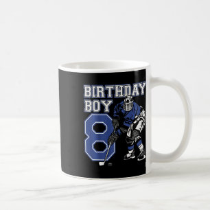 Kids 8 Year Old Ice Hockey Themed Birthday Party 8 Coffee Mug