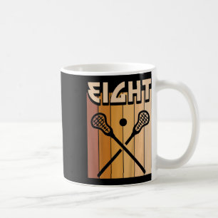 Kids 8 Year Old Lacrosse Birthday Boy Girl 8th Bir Coffee Mug