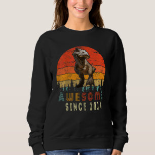 Kids 8th Birthday Awesome Since 2014 8 Years Old Sweatshirt