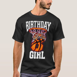 Kids 8Th Birthday  Basketball Shirt For Girl  8 Ye