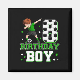 Kids 8th Birthday Boy Soccer 8 Year Old 9yr Boys P Magnet