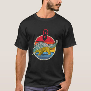 Kids 8Th Birthday I Ankylosaurus Magniventris I Fa T-Shirt