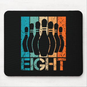 Kids 8th Bowling Birthday 8 Year Old Birthday Bowl Mouse Mat