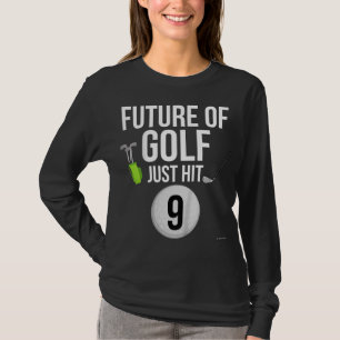 Kids 9 Year Old Golf Birthday Party Gift for Boy G T-Shirt