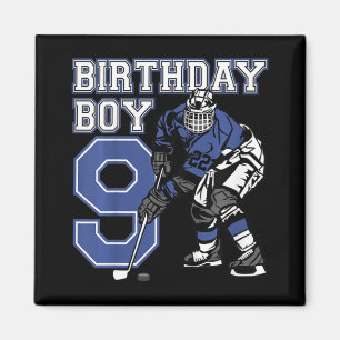 Kids 9 Year Old Ice Hockey Themed Birthday Party 9 Magnet