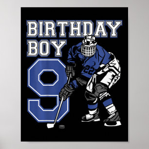Kids 9 Year Old Ice Hockey Themed Birthday Party 9 Poster