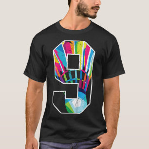 Kids 9th Birthday Boy Dminton Player Dminton 9 Yea T-Shirt