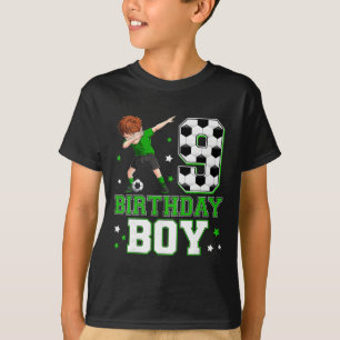 Kids 9th Birthday Boy Soccer 9 Year Old 9yr Boys P T-Shirt