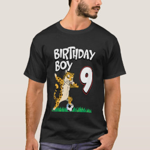 Kids 9th Birthday Boy Soccer T-Shirt