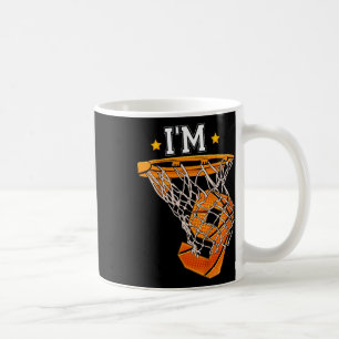 Kids 9th Birthday Bysketbyll I'm 9 Boy Girl 6th Bi Coffee Mug