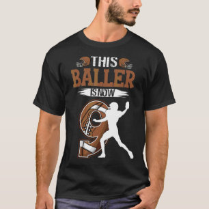 Kids 9th Birthday Football Boy 9 Years Old Footbal T-Shirt