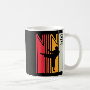 Kids 9th Birthday Gift Karate Retro Taekwondo Mart Coffee Mug