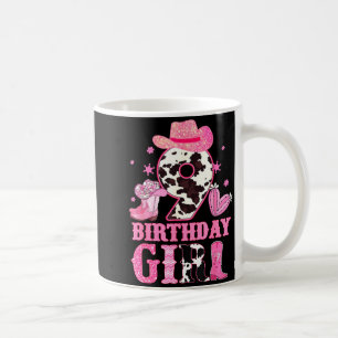 Kids 9th Birthday Girl Rodeo Western Cowgirl Birth Coffee Mug