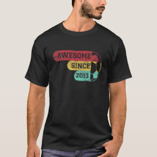 Kids 9th Birthday Soccer Player Birthday Awesome T-Shirt