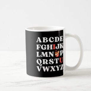Kids Abc I Love You Kids Squirrel Valentine's Day Coffee Mug