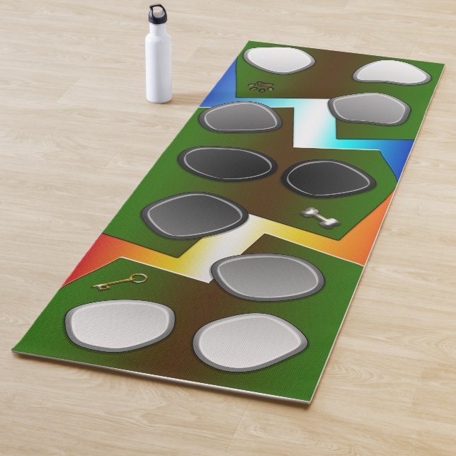 Kids Active Adventure Game Hop Scotch Yoga Mat (In Situ)