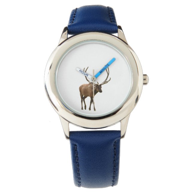 Kid's Adjustable Bezel  Watch w/ elk (Front)