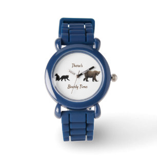Kid's Adjustable Bezel Watch w/ grizzly bears