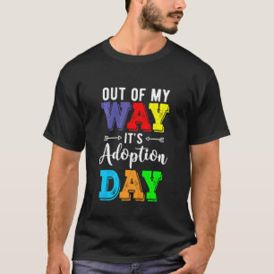 Kids Adoptive Parent Children Adoption Day Foster  T-Shirt