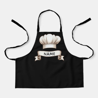 Kids & Adult Chef Name Design – Custom Cooking   Apron