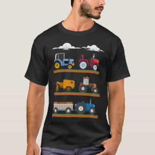 Kids Agricultural Machinery Tractor Lover T-Shirt