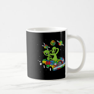 Kids Alien Space Autism Awareness Boys Girls Toddl Coffee Mug